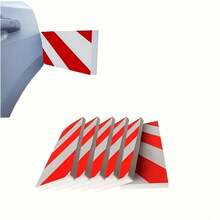 Reflective Anti-Collision Foam, Garage Wall Corner Protector, Door And Bumper Guard, Self-Adhesive Reflective Strip Surface Parking Lot Gate Protector - Multiple Styles - View 1