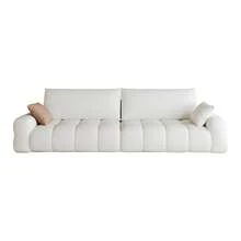 White 4 Seat Sofa - Modular Style Comfortable Couch - 白色四座 - 查看 6