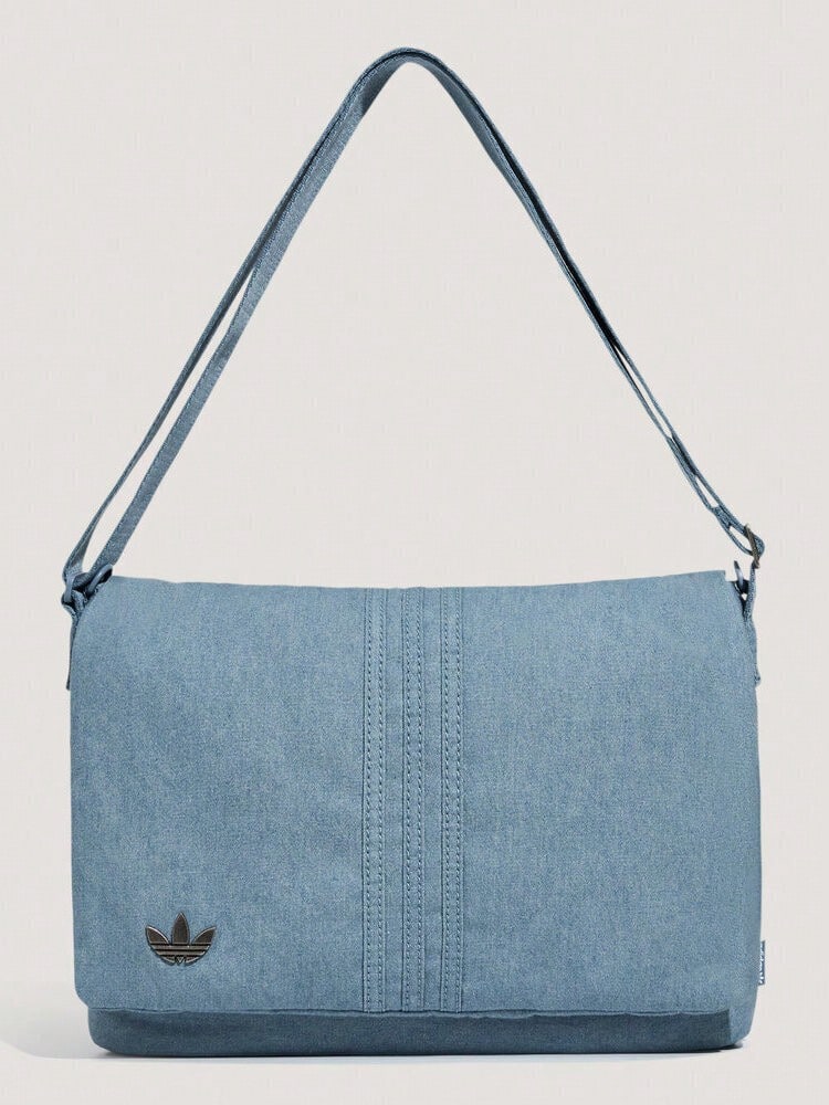 Adidas Originals Unisex Denim MSG Bag Outdoor Sports Shoulder Bag LD6378 - Blue - View 1
