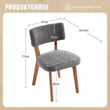 Furniture Red 54.5 X 47 X 77 Cm - 灰色 - 查看 7