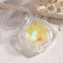 Laser Holographic Iridescent Maple Leaf Nail Sequins, Autumn Maple Leaf Nail Glitter Flakes, Colorful Fall Leaf Confetti Nail Art Decorations, Thanksgiving Autumn Theme Nail Charms DIY Manicure Supplies For Nail Salon & Beginners - Multicolor - View 9