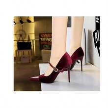 Women Pumps - 酒紅色 - 查看 6