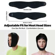 Facial Lifting Jaw Heat Pad With Red Light Function, Wireless Jaw Heating Pad, USB Rechargeable, 3-Level Intelligent Temperature Control, 3-Level Timer, Temporomandibular Joint Facial Heat Wrap, Suitable For Face And Jaw, Facial Support Pad, Portable Design, Easy To Carry For Travel, Suitable For Home And Office Nap, Unisex, Essential Home Item, Ideal Gift Choice - View 2