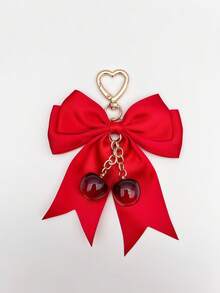 1pc Fashion Handmade Bowknot Keychain Pendant, Pearl Chain Tassel Accessory, Backpack Charm, Charming Women's Bag Decoration, Y2K Style Phone Accessory, Women's Car Accessory, Cute Back To School Gift - Multicolor - View 21