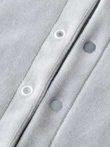 mini bala Baby Fine Velvet Belly‑Protect Vest, Versatile For Inner & Outer Wear, 2026 Fall‑Winter - Light Gray - View 7