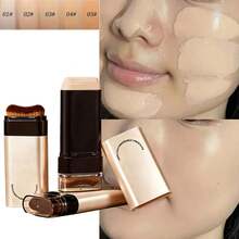 Base y corrector 2 en 1,Barra protectora solar SPF50 para base: maquillaje resistente al agua de larga duración con pincel incorporado, cubre las bolsas de los ojos para un acabado natural, fórmula en crema mate, múltiples tonos : perfecto para uso diario y viajes. - #01 - Ver 1