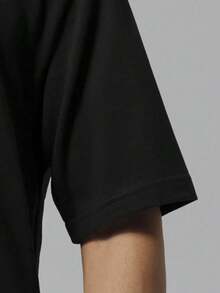 Jordan Men's AS POCKET SS CREW Short Sleeve Knit Collarless T-Shirt TIF3070-010 - Black - View 4
