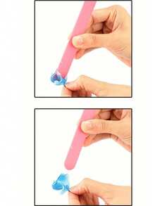 Reusable Silicone Waxing Applicator - Dual-Head Non-Stick Design, Easy To Clean, Suitable For Body And Face, Waxing Stick, Portable Hair Removal Tool, Smooth Application - View 8