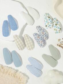 16 buah Jepit Rambut Motif Tetesan Air Campuran, Gaya Pastoral Klasik, Cocok untuk Musim Kembali ke Sekolah - Baby Blue - View 4