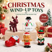 1pc Christmas Wind-Up Toy, Christmas Party Gift, Wind-Up Toy, Sensory ...