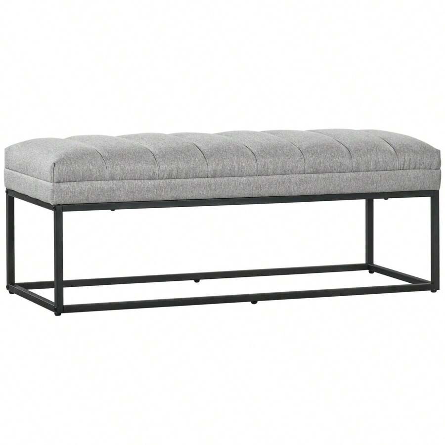 Storage Benches - 淺灰色 + 聚酯纖維 - 查看 1