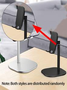 Height Adjustable Aluminum Alloy Phone Stand, Foldable Desktop Slouchy Phone Holder, Non-Slip Stable Universal Tablet Stand, Multi-Function Desktop Stand, Suitable For Live Streaming, Office, Home Use - View 6