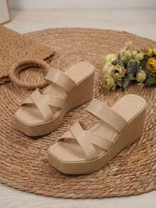 Women Wedges & Platform - Beige - View 5