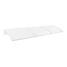 Weatherproof Transparent Arched Door Canopy, Sun Protection Rain Awning For Outdoor Use And Home Entrance, Porch Decoration - A - View 1