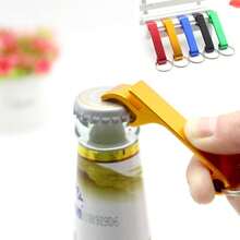1pc Multifunctional Beer Bottle Opener - Keychain Opener, Can Opener, Compact And Practical, Easy To Carry - View 4