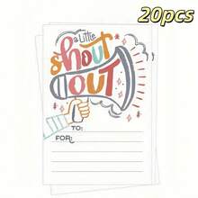 1/10/20pcs 4x6 Inch Employee Recognition Cards, Creative Motivational Kudos Cards For Office Team Building Staff Appreciation - Sets - View 9
