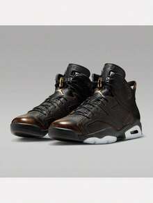 Men's AIR JORDAN 6 RETRO CN Basketball Shoes High-Top IR7572-220 - Black - View 6