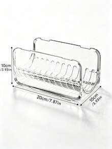 Curling Iron Storage Rack Transparent Stackable Hair Tool Organizer Suitable For Curling Irons, Straighteners And Hair Dryers Multi-Layer Countertop Shelf With Cable Management Function Bathroom Bedroom Dorm Space-Saving Styling Station - Multicolor - View 10