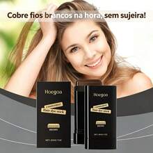 Hoegoa Hair Color Stick Convenient Hair Dye Stick 20g | Precise Coverage Of White Hair Roots No Wash | Lipstick-Style Solid Paste No Messy Hands | Hairline And Sideburns Emergency Concealment | Compact And Portable Quick Touch-Up Anytime Anywhere | 3 Colors Available | Hair Color Concealment One-Time Touch-Up Pen With Comb For Temporary Hair Color - Multicolor - View 5