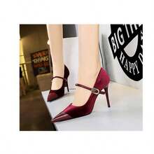 Women Pumps - 酒紅色 - 查看 5