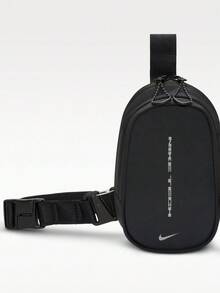 Nike Tas Selempang Olahraga Luar Ruangan Unisex NK NSW COMMUTE CROSSBODY-TECH IU1421-010 - Hitam - View 1