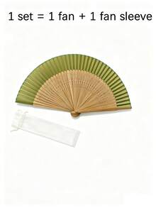 Folding Hand Fan Kung Fu Fan, Bamboo Folding Fan, Suitable For Celebration, Costume Matching, Wedding, Performance, Decoration, Holiday Gift, Home, Office, Party Supplies, Birthday Gift, Graduation Gift, Portable Tool, Summer Essential, Summer Portable - Multicolor - View 11