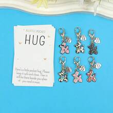 6pcs Birthday Party Atmosphere Balloon Dog Keychain Set, Unique Balloon Dog Design Brings Energetic Vibe, Ideal For Birthday Scenes. Also Suitable As Graduation Season Keepsake Gift Or Daily Surprise For Friends And Family. - Multicolor - View 3