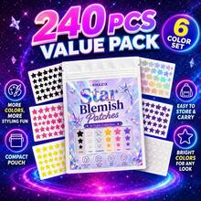 1200pcs Skin Care Tools, Mask Care Tool Stickers, Firm Adhesion, Breathable And Comfortable, DIY - Multicolor - View 3