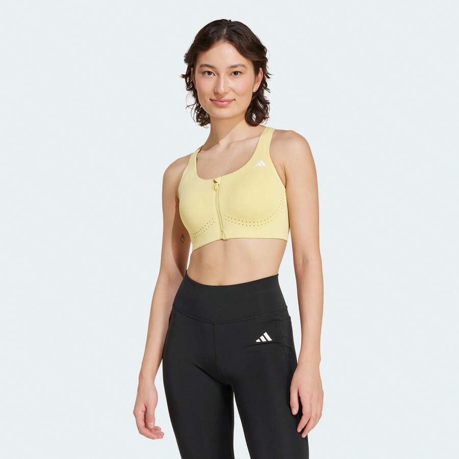 ADIDAS EASY FIT HS GCA Sports Bra - Yellow - View 1