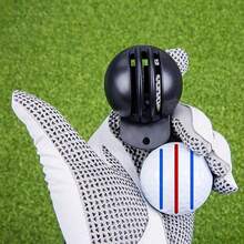 Templat Penanda Bola Golf dengan Pena Cat Dua Warna, Desain Pemosisian Presisi 3 Garis Dua Sisi, Pengunci Jepit Stabil Anti Selip, Penandaan Penyelarasan Cepat untuk Bola Golf, Membantu Kalibrasi Arah Pukulan, Portabel, Ringkas, Mudah Disimpan, Alat Bantu Latihan Golf untuk Pemula - MultiWarna - View 11