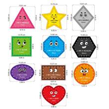 Quixorblex 1 Set Colorful Geometric Shape Felt Lacing Cards, Threading & Shape Matching Felt Kit, Classroom Play Supplies - Multicolor - View 4