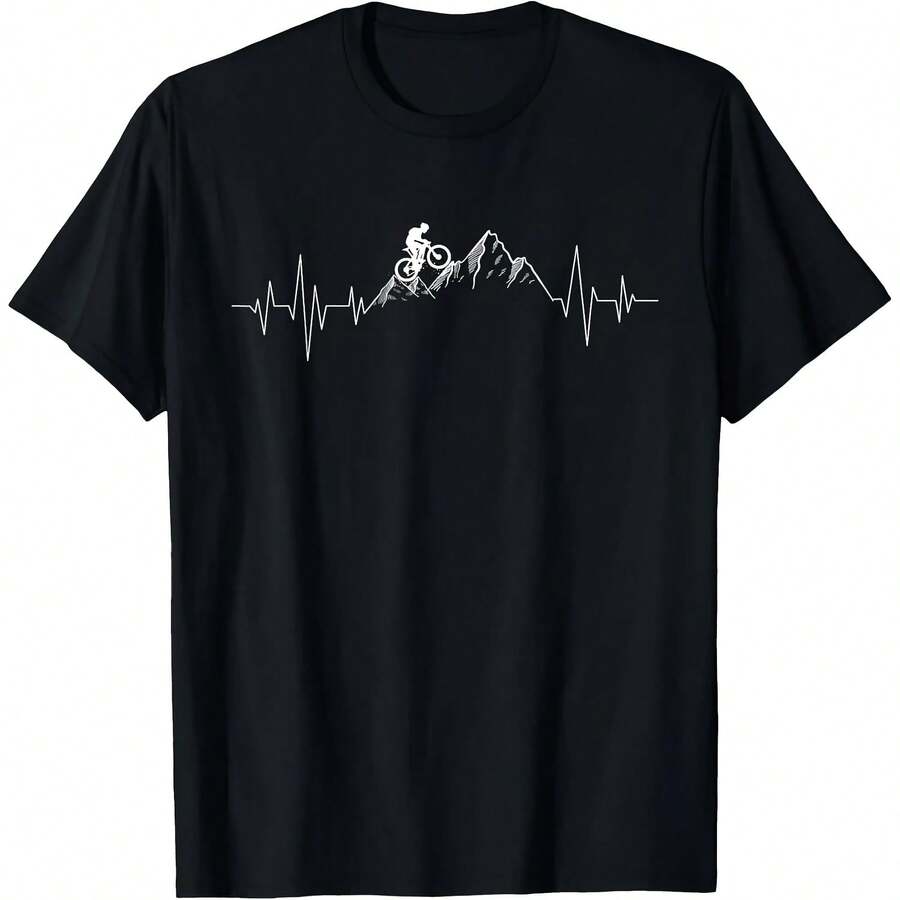 Mountain Cycling Jersey - 100% Cotton S-XXXL, Downhill Design, Gift Jersey For Cyclists - 款式 - 查看 1