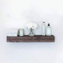 Wooden Floating Shelf,Floating Shelves,Farmhouse Room Decor,Rustic Floating Shelf,Ledge Shelf,Bracket Shelf,Modern Home Decor Shelves - View 10