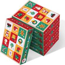 5-Piece/10 Piece Christmas Blank Countdown Calendar Box, Christmas Countdown Set, Christmas Party Decoration - Multicolor - View 10