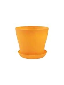 20/2pcs Colorful Mini Plastic Succulent Planters With Drainage Holes And Trays, Portable Lightweight Small Flower Pots, Indoor/Outdoor Nursery Containers, Space-Saving Home Garden Decor, Practical Gardening Gift - Multicolor - View 13