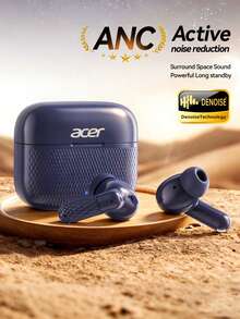 Acer OHR636 In-Ear Wireless Bluetooth Earbuds, Bluetooth 5.4, Dual Noise-Canceling Silicone Microphone, 28dB Call Noise Reduction, Clear Voice, Suitable For Daily Commute, Binge-Watching, Video And Music Playback, Compatible With Android/IOS Systems - View 2