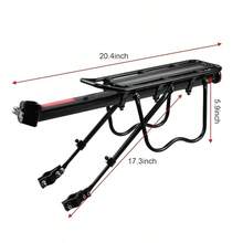 1pc Bicycle Rear Rack, Mountain Bike Aluminum Alloy Road Bike Alloy Rear Carrier, Quick Release Mountain Road Bike Rear Rack, Universal Adjustable Bicycle Luggage Rack - Multicolor - View 10
