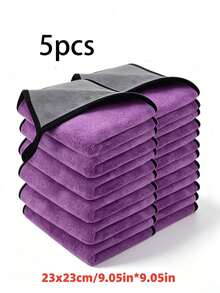 15/10/5/1pc Magic Microfiber Cleaning Towels, Non-Scratch Surface, Soft & Ultra-Fine, Strong Water Absorption, Quick-Dry & Reusable, Suitable For Kitchen, Bathroom, Car, Electronic Devices, Glasses, Faucets And More. Suitable For Faucet Cleaning, Cleaning Towels, Washable Fabric - A - View 9