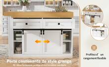 Ilhas de armazenamento móvel - Branco - Ver 6
