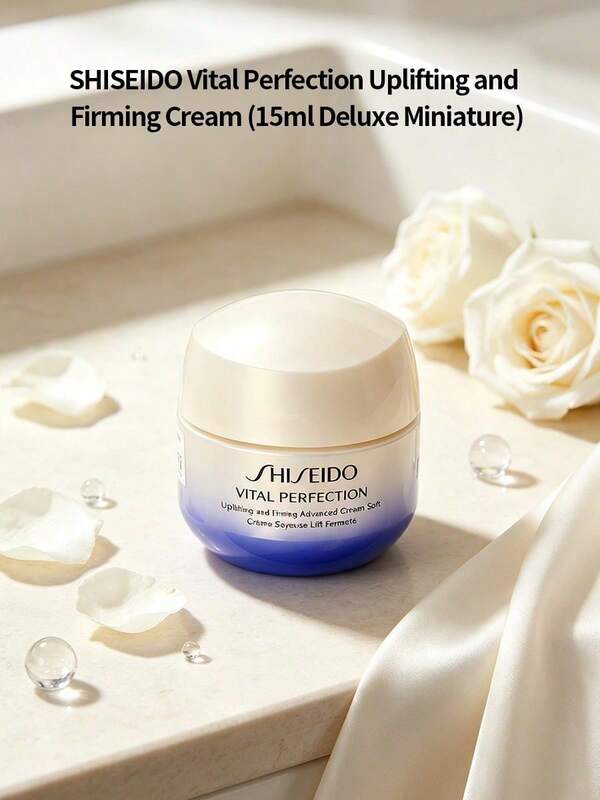 Anti-Glycation Firming Brightening Moisturizing Face Cream 15ml Hydrating Wrinkle-Reducing Brightening Repairing Anti-Aging For Overnight Skincare Commute Home Daily Skincare SHISEIDO Yue Wei Intelligent Firming Face Cream