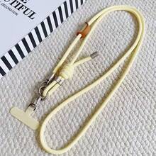 1PC Phone Lanyard Crossbody Halter Chain Phone Case Pendant Strap High-End Feel Women's Dopamine Halter Handheld Fan Rope Sturdy Clip Pad Exquisite Detachable Anti-Loss Anti-Drop - Multicolor - View 17