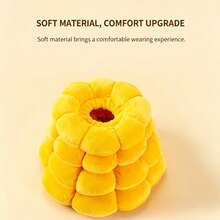1pc Cat Collar Elizabeth Collar Anti-Licking Soft Head Cover Dog Supplies Elizabeth Shame Neck Collar Spay/Neuter Pet Cat Dog Supplies - Yellow - View 2