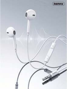 REMAX Wired In-Ear Headphones, Minimalist And Elegant, Hair Accessory, Fashionable And Stylish, Comfortable To Wear, Equipped With Microphone, Enjoy Clear Sound Quality, Suitable For IPhone, IPad, Laptop And Other IOS/Android Users - View 8