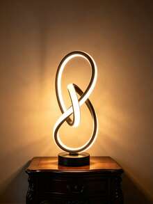 Modern Creative Spiral USB Desk Lamp, 3 Colors Available, 3 Color Temperatures Adjustable, Plug-In Switch - Stylish Black Design, Suitable For Bedroom, Living Room Or Study | Artistic Metal Table Lamp Perfect For Creating Cozy Atmosphere - Multicolor - View 9