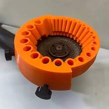 UNISURE 1 Set 2PCS Aksesori Penggilingan Presisi Multi-Spesifikasi 20+6 Lubang, Cocok Untuk Mesin 100/115/125mm, Cakram Bundar Oranye Minimalis Dengan Desain Penjepit Slot Pemosisian, Perlengkapan Penggilingan dan Pemolesan Tepi Mata Bor Lama untuk Perbaikan, Cocok Untuk Perbaikan Rumah, Pengolahan Logam DIY dan Hadiah Praktis Hari Ayah - Oranye + Kuning - View 4