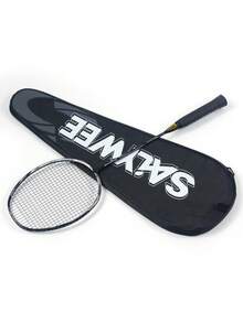 Raqueta de bádminton LT 8U de fibra de carbono ligera, patrones coloridos, máxima tensión 32lbs, G4, marco de baja resistencia para jugadores intermedios y avanzados, entrenamiento de alta velocidad ofensivo y defensivo, raqueta profesional ALPSPORT, duradera para competición, unisex - Multicolor - Ver 11
