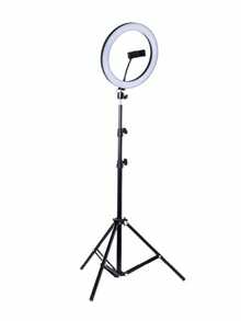 12-Inch Ring Light With Phone Holder, 3 Color Modes With Remote Control, NO TRIPOD - one-size - View 8