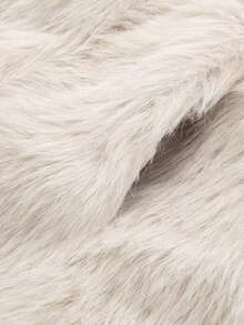 GDDYIN Women's New Winter Solid Color Elegant Luxury Faux Fur Collar Large Collar, Perfect Match For Winter Outfits - Beige - View 11