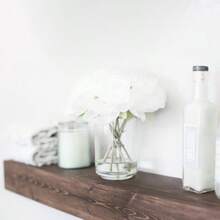Wooden Floating Shelf,Floating Shelves,Farmhouse Room Decor,Rustic Floating Shelf,Ledge Shelf,Bracket Shelf,Modern Home Decor Shelves - View 6