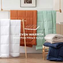 Bedsure Comforter Duvet Insert - Quilted Comforters King Size, All Season Duvet, GentleSoft Down Alternative Bedding Blanket, With 8 Tabs, Gifts For - ColorS - View 5